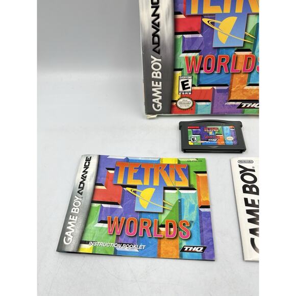 Tetris Worlds GBA Game Boy Advance Complete CIB! - Picture 8 of 16
